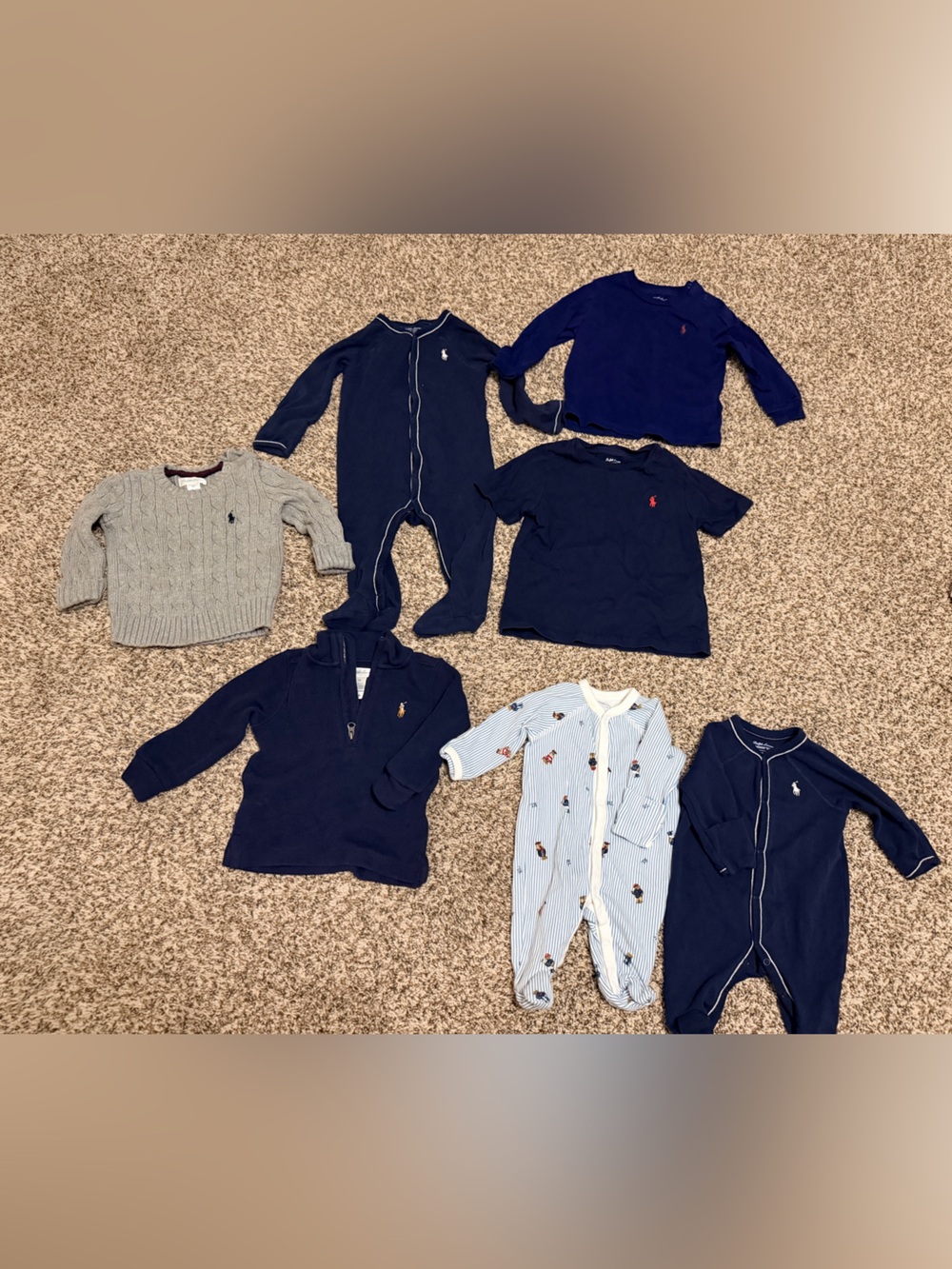 Ralph Lauren Baby Boy Clothing Lot - NB, 9M,12M,18M